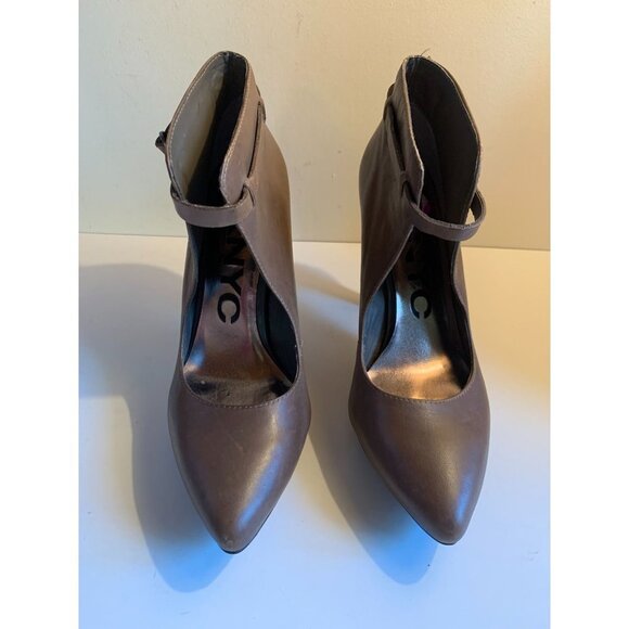 DKNYC Womens Leather Platform Ankle Boot Pump Shoe - Picture 3 of 11